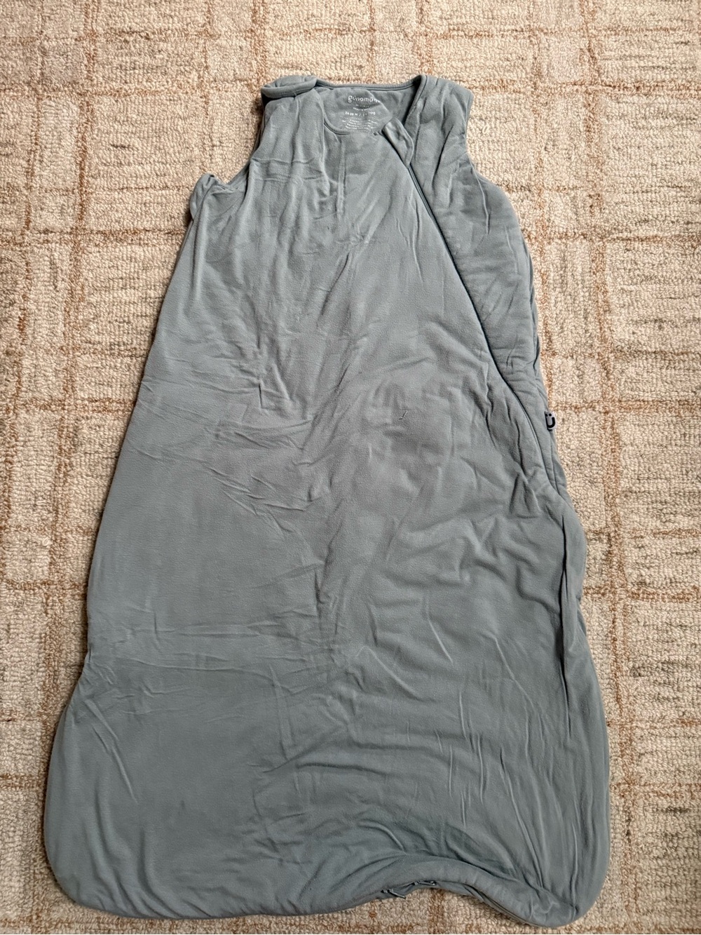 Gray Kids Sleep Sack - Cozy Heavy Baby Sleeping Bag
